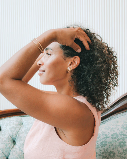 goldie double cuff bracelet - TRUVAI