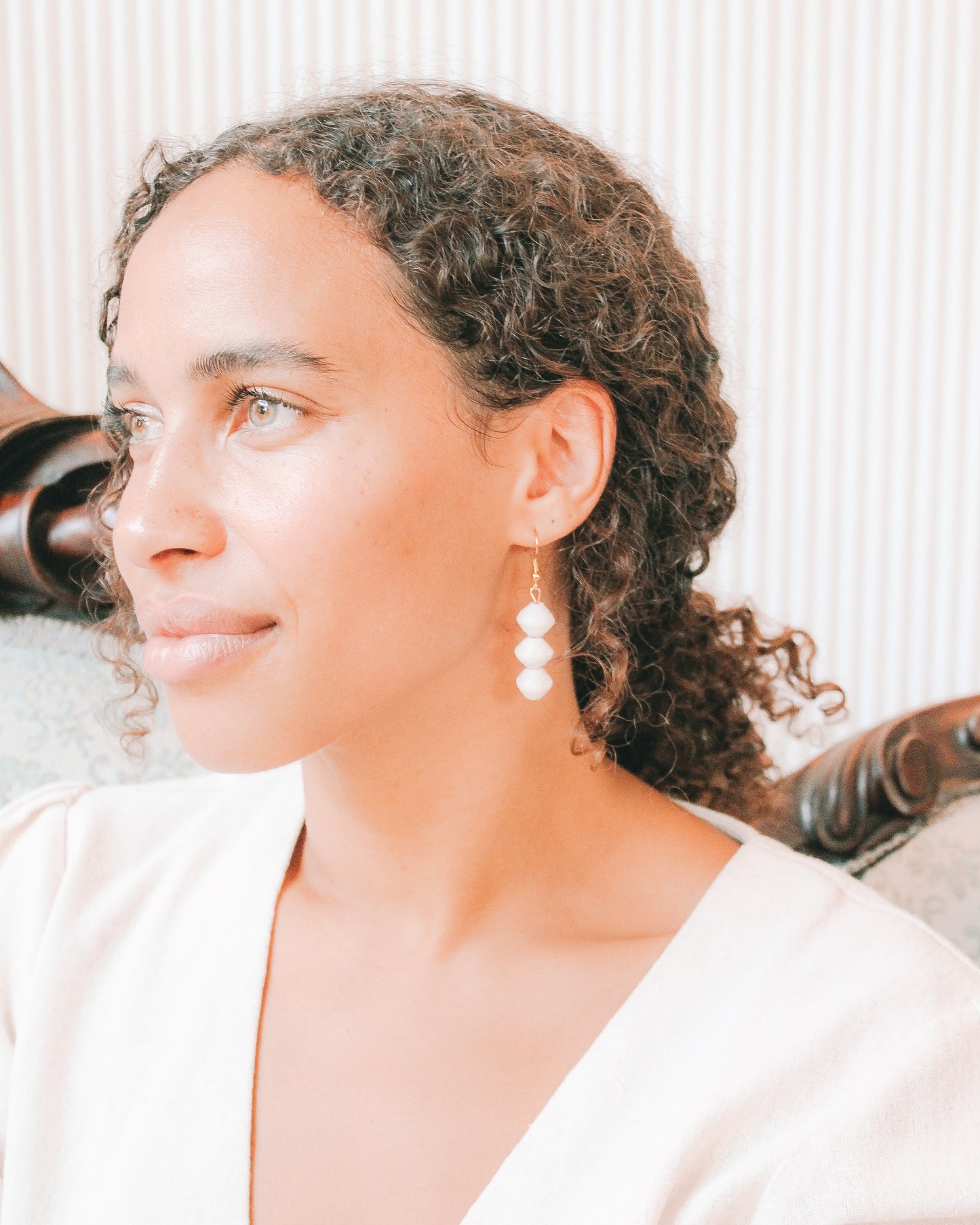 gloria earrings - TRUVAI